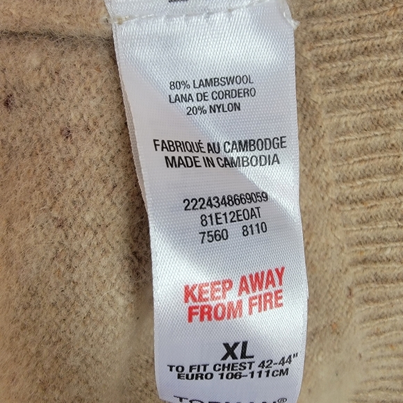 Topman Cozy Wool Cardigan Sweater SZ XL - Picture 2 of 6